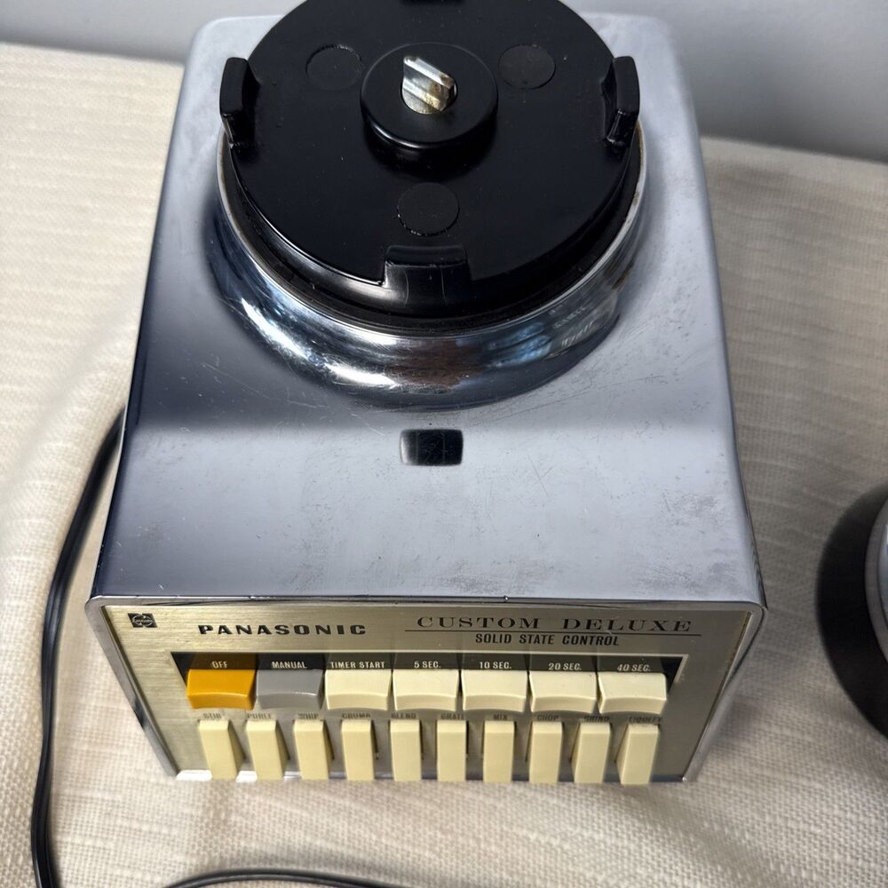 Panasonic Blender Custom Deluxe Solid State Control With Timer Works - Picture 6 of 12